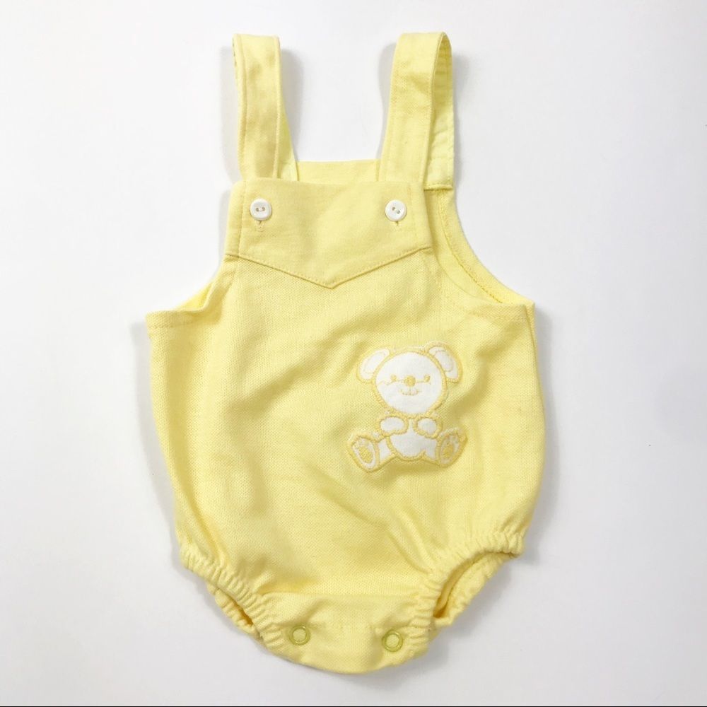 Vintage Yellow Romper